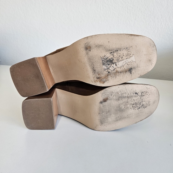 Steve Madden | Argent Leather Brown Boots Chesnut Brown, Womens 9.5 - Picture 9 of 9